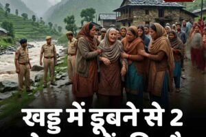 खड्ड में डूबने से 2 सगे भाइयों की मौत
