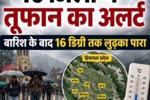 हिमाचल के 10 जिलों में आंधी-तूफान का अलर्ट, कई इलाकों में ओलावृष्टि की चेतावनी