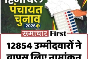 हिमाचल में 12854 उम्मीदवारों ने वापस लिए नामांकन, मंडी में 2291 उम्मीदवार चुनावी मैदान से हटे