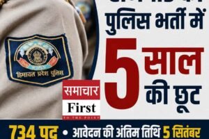 हिमाचल पुलिस भर्ती: होमगार्ड जवानों को बड़ी राहत, आयु सीमा में मिली 5 साल की छूट