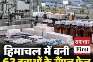 हिमाचल में बनी 63 दवाओं के सैंपल फेल, पंजाब-हरियाणा की दवाएं भी अलर्ट में; कंपनियों को नोटिस और बैच वापस लेने की कार्रवाई
