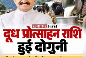 सुक्खू सरकार का बड़ा फैसला: दूध प्रोत्साहन राशि अब दोगुनी, 14 करोड़ का बजट रखा